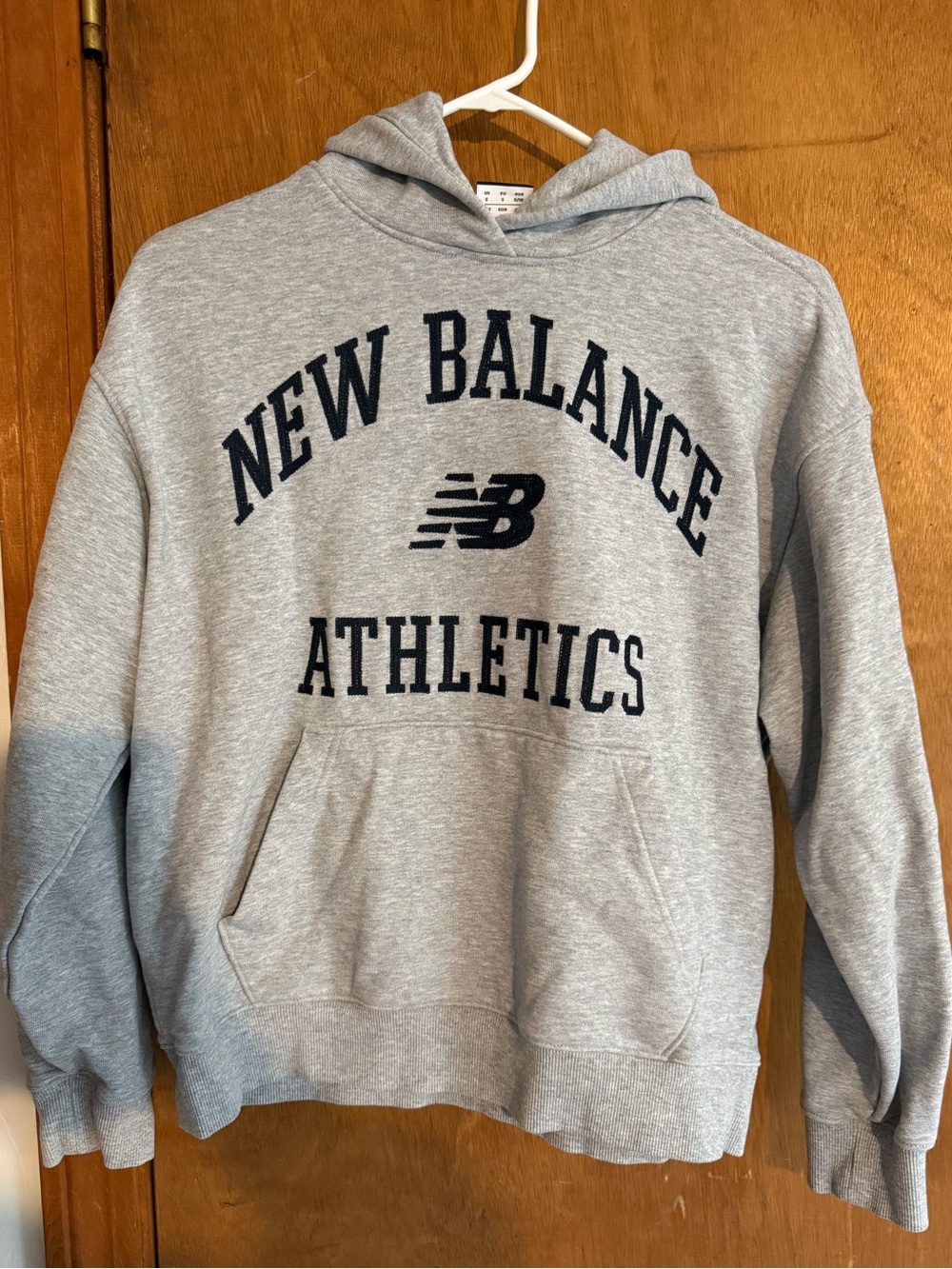 New Balance Gray Pullover Hoodie